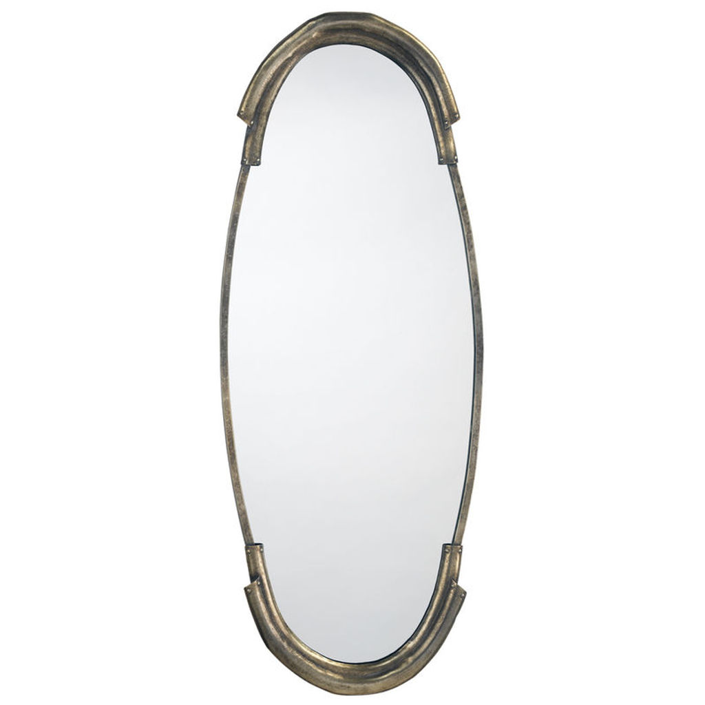 Margaux Mirror In Antique Silver