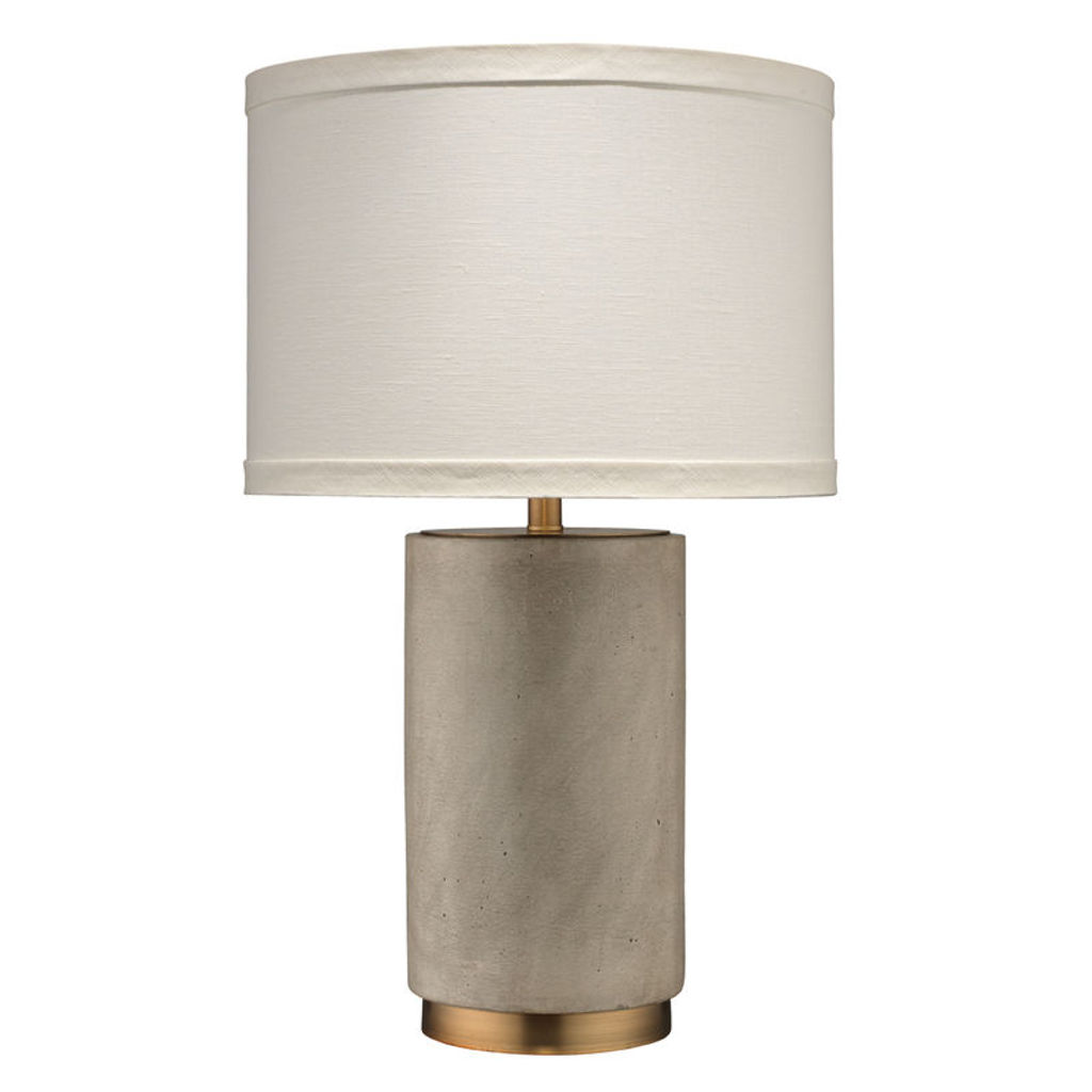 Preview image for Mortar Table Lamp In Cement And Brass