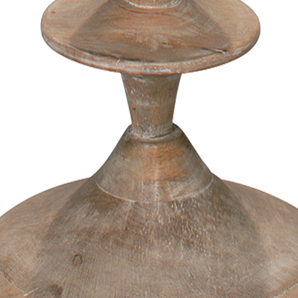 Traditional/Modern White Washed Wood Floor Lamp (64.50"H x 18"W)