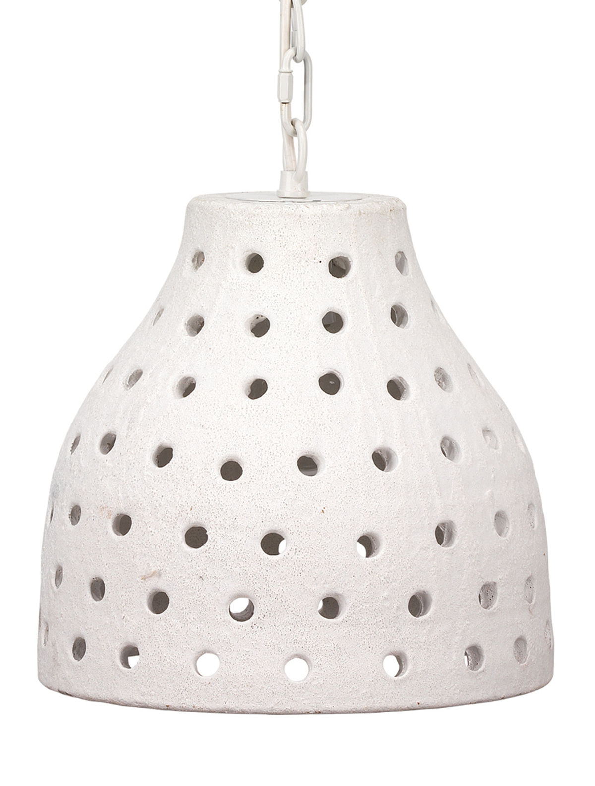 Large Ceramic Porous Pendant