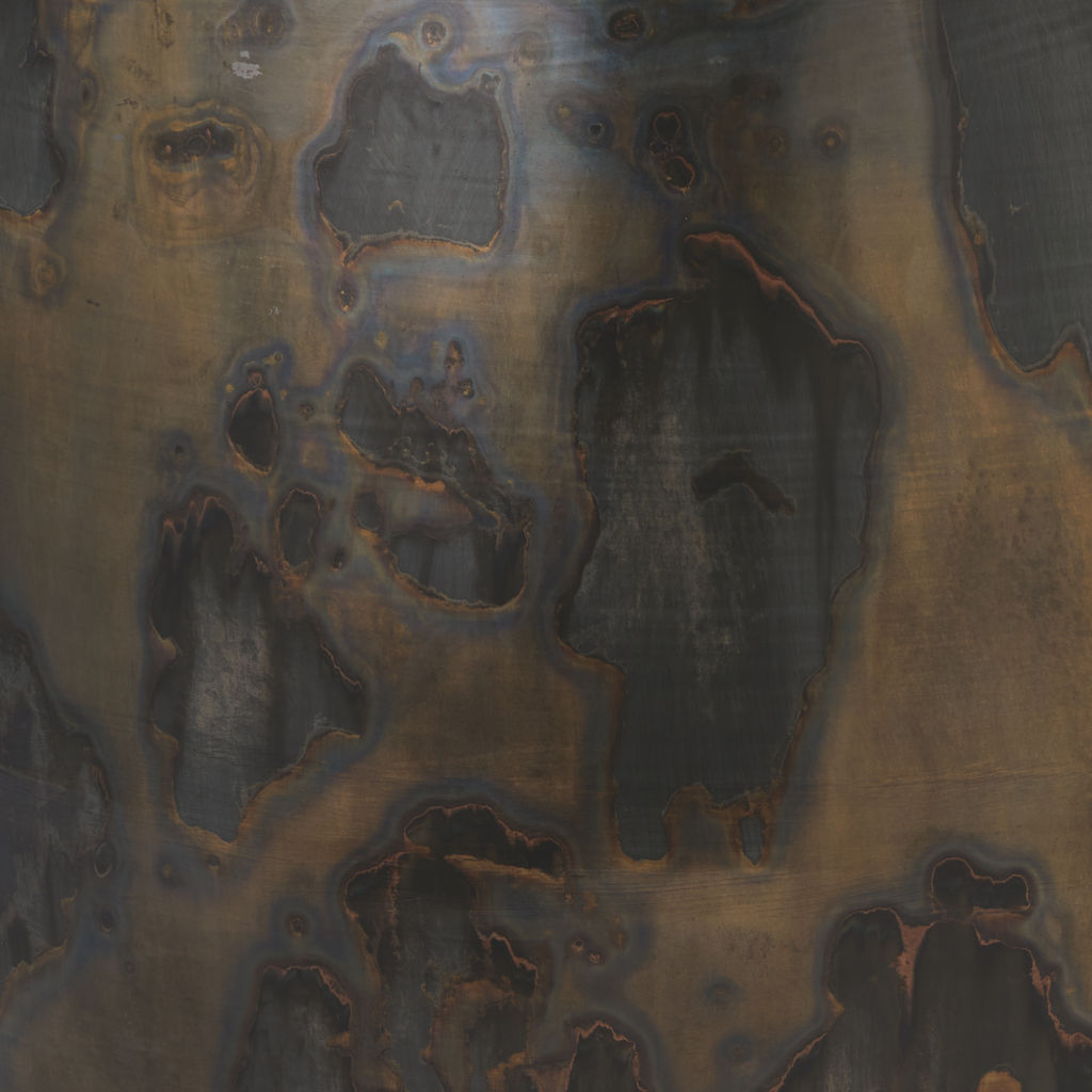 Realm Side Table In Acid Washed Metal