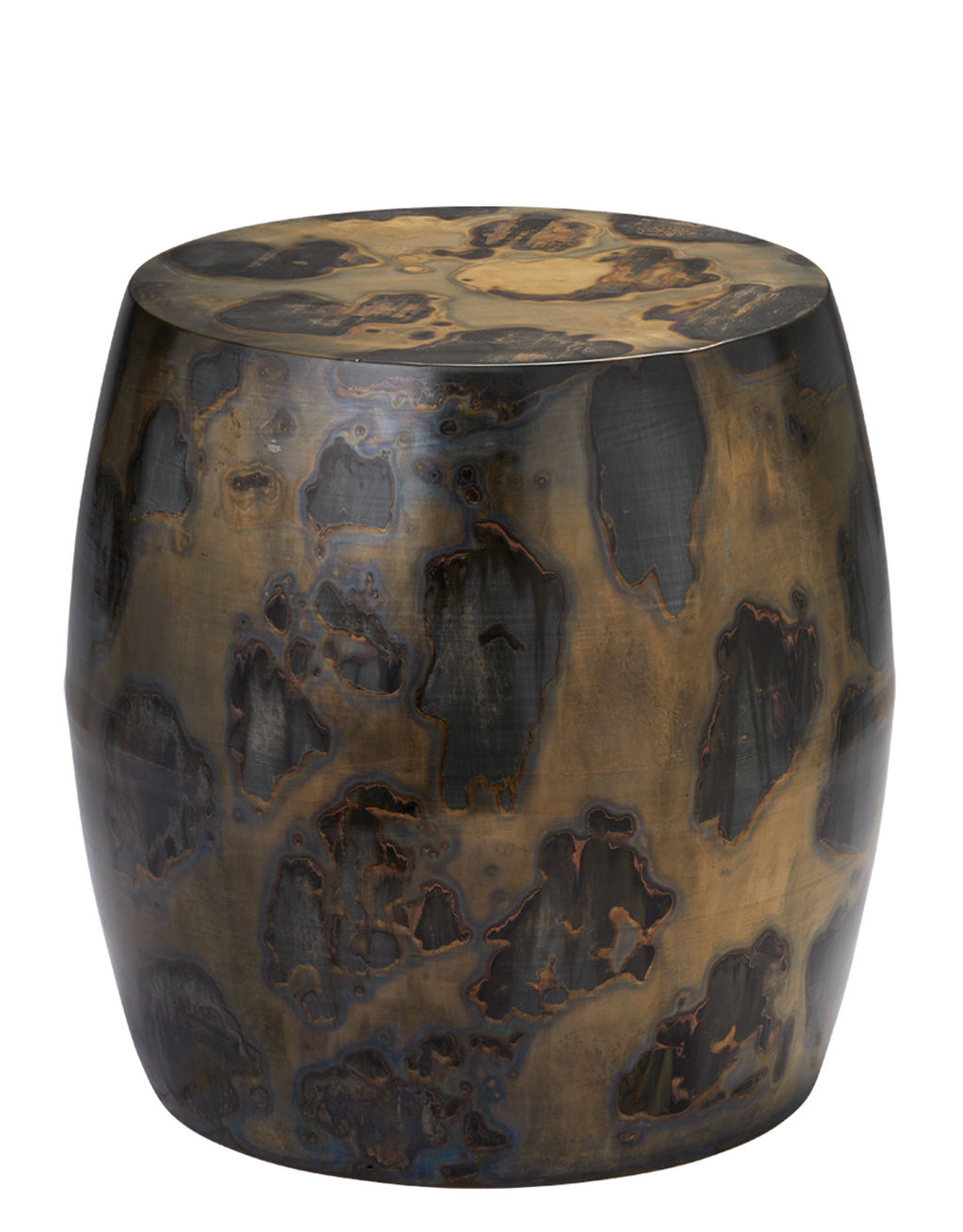 Realm Side Table In Acid Washed Metal