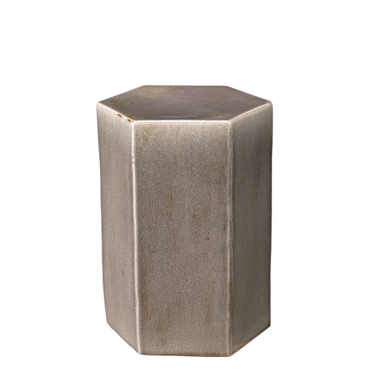 Small Porto Side Table In Grey Ceramic