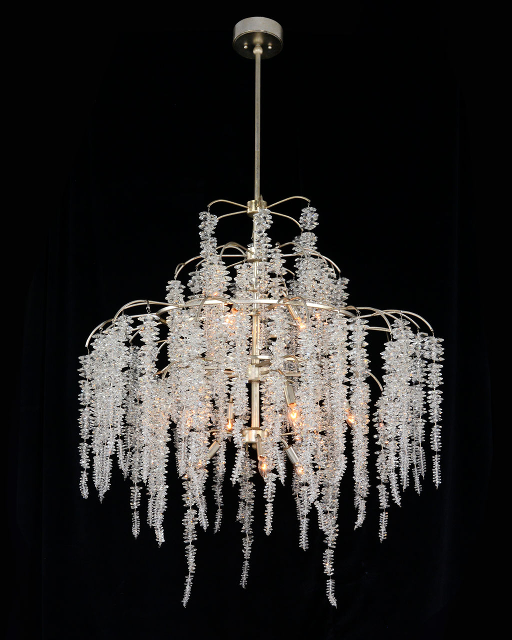 Preview image for Cascading Crystal Twelve-Light Chandelier