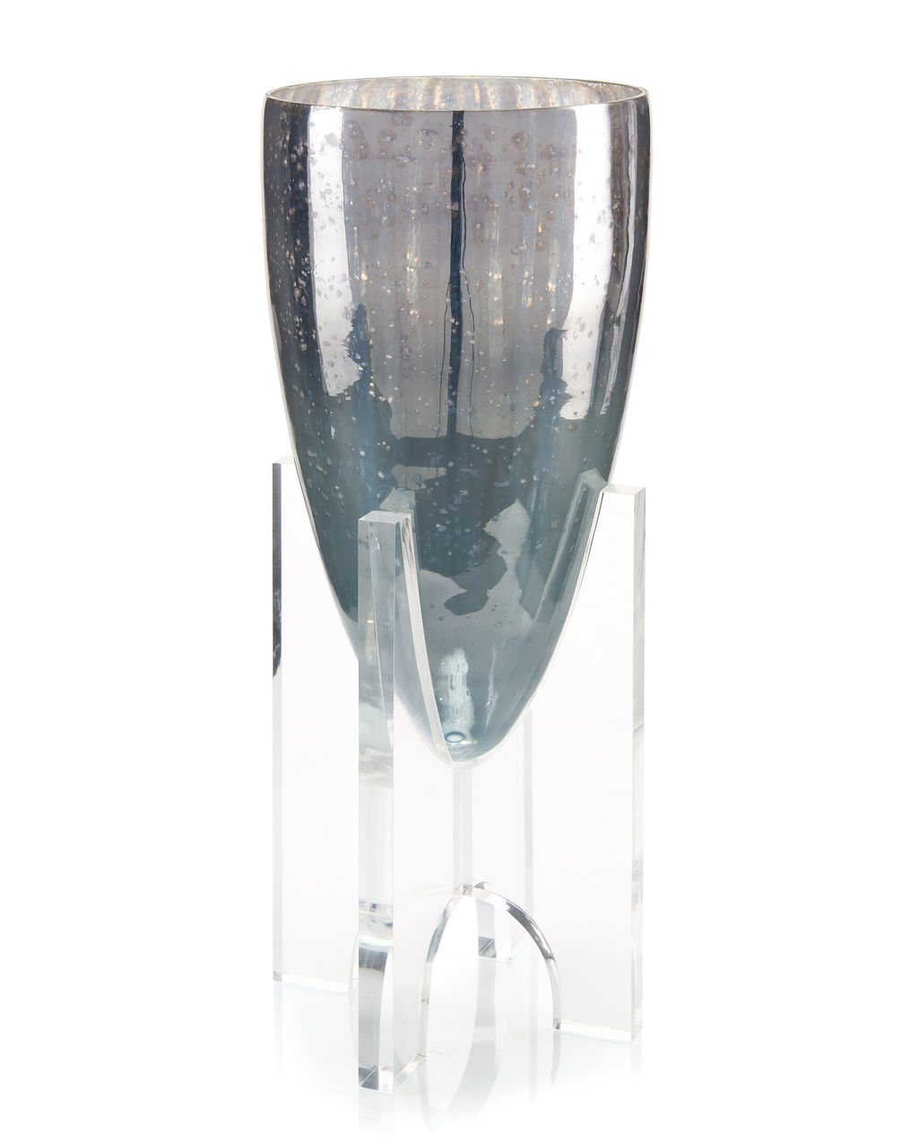 Preview image for Deep Blue Vase On Acrylic Stand
