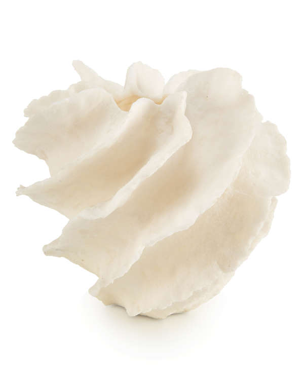 Diagonal Ruffle Vase