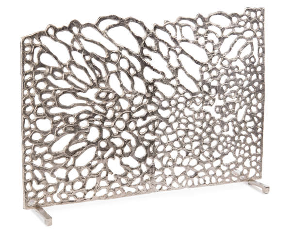 Organic Fire Screen In Nickel