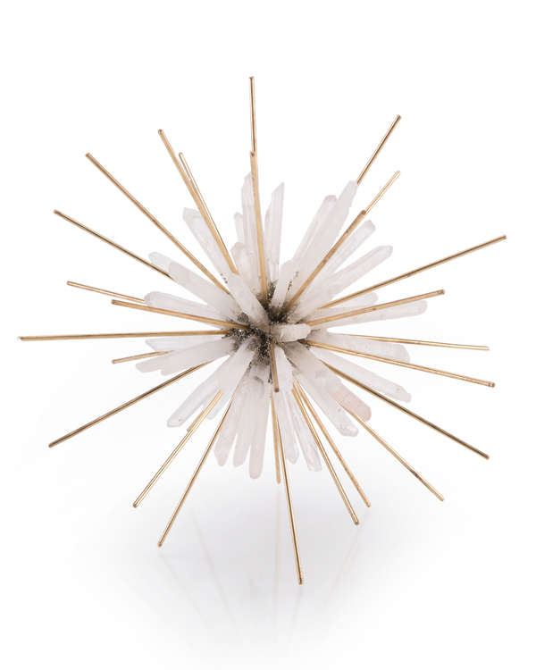Quartz And Brass Starburst