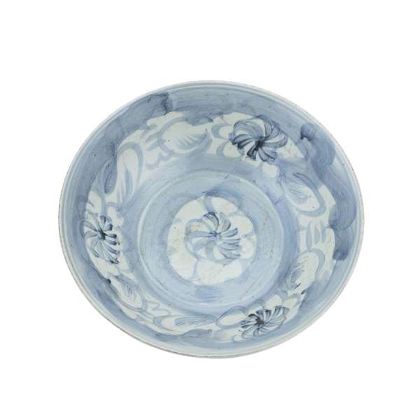 Blue And White Porcelain Large Plate