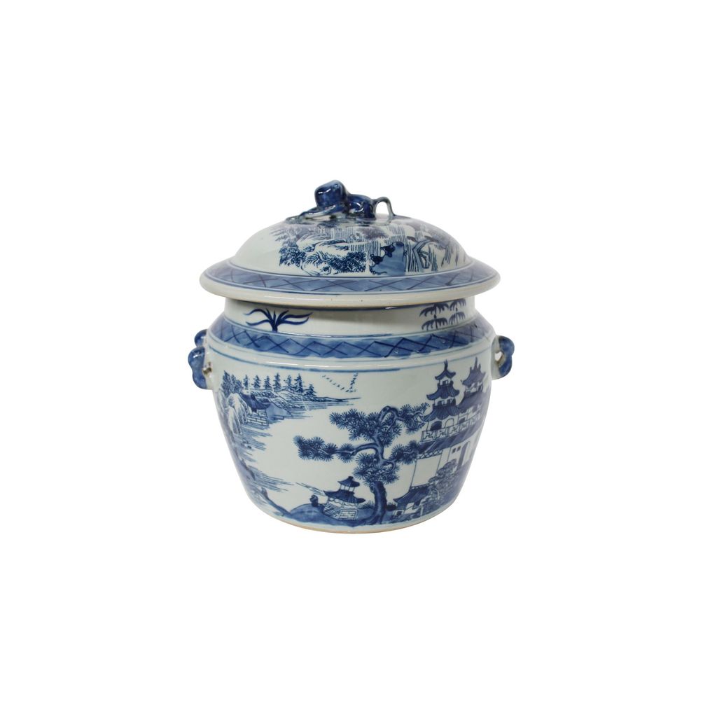 Preview image for Blue & White Rice Jar Accessory