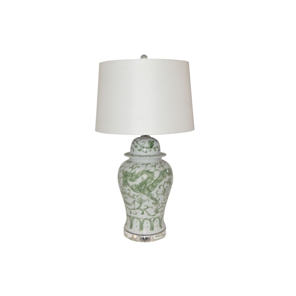 Preview image for Green Porcelain Table Lamp