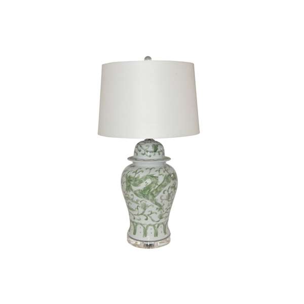 Green Porcelain Table Lamp