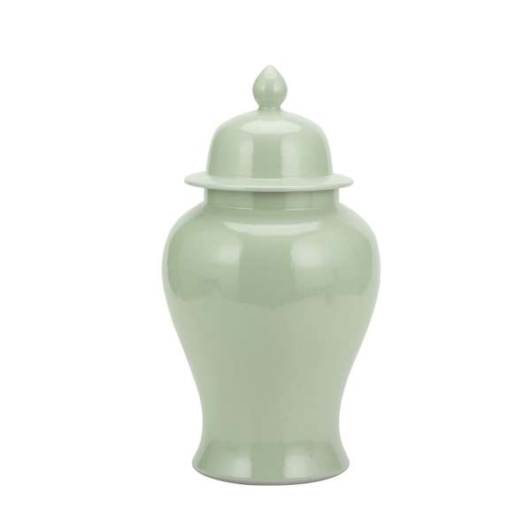 Celadon Temple Jar - Small