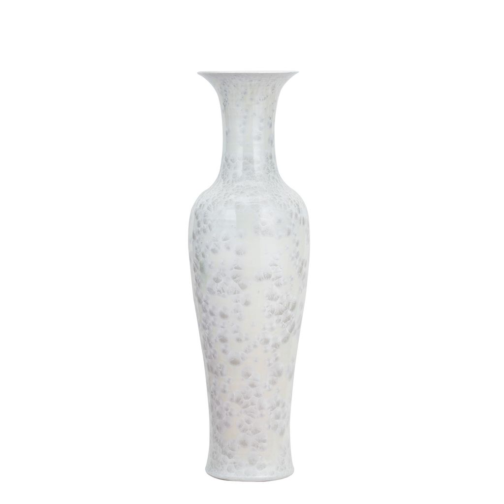 Crystal Shell Fish Tail Vase 53 Inch H - Xl