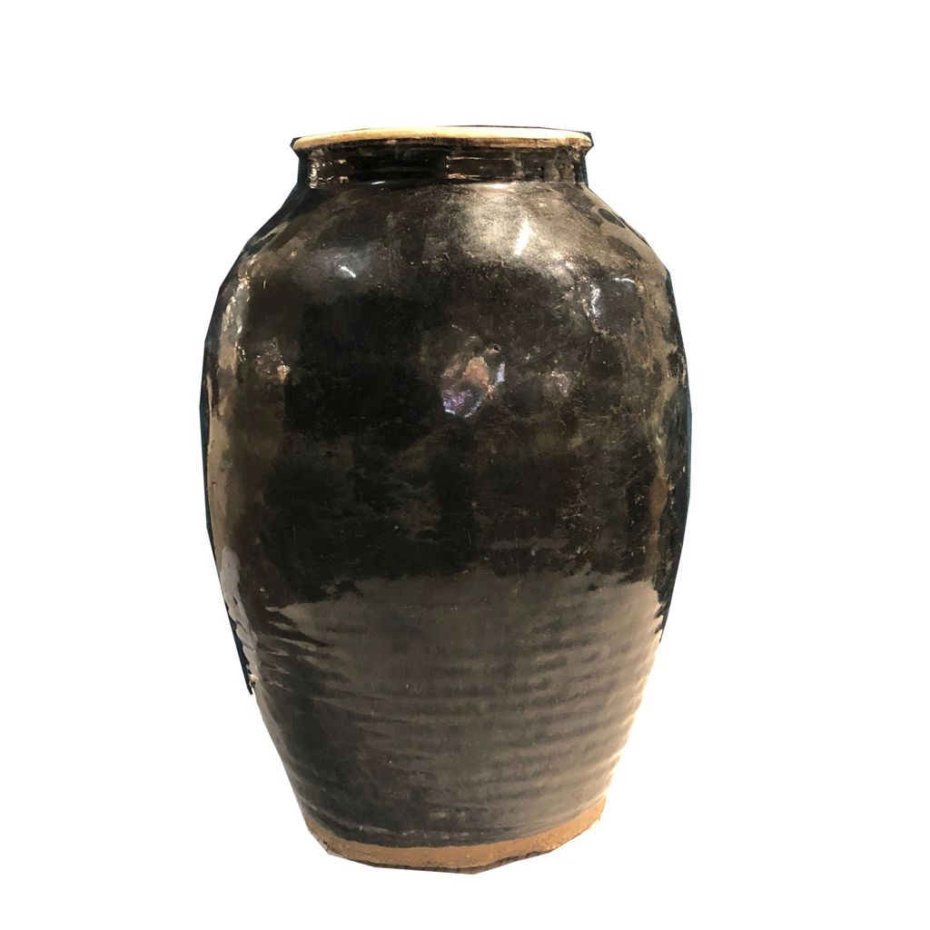 Preview image for Vintage Black Wine Jar - Medium