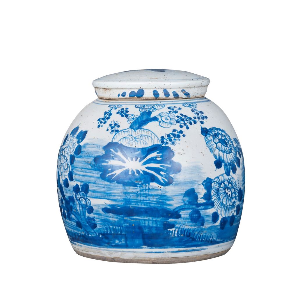 Vintage Ming Jar Four Season Plant - Small