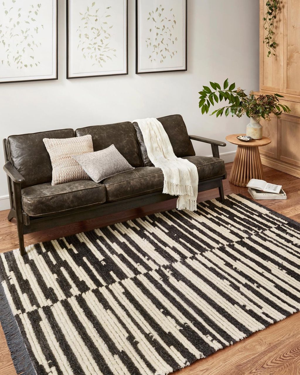 Ali-03 Cj Rug Cream / Charcoal 9'2" X 13'