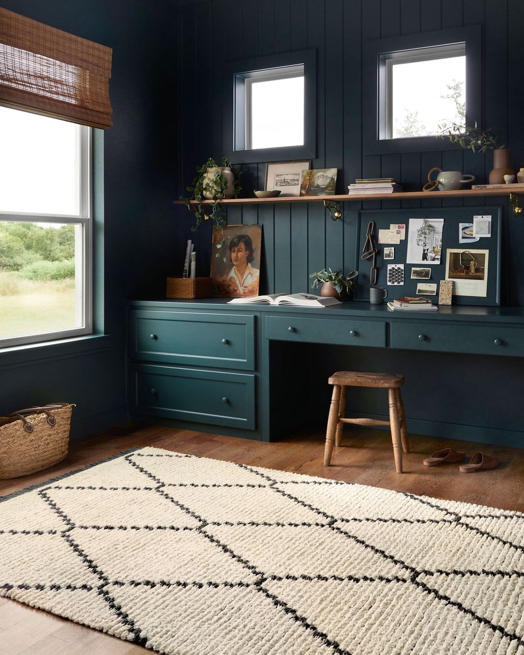 Ali-04 Cj Rug Cream / Charcoal 7'9" X 10'