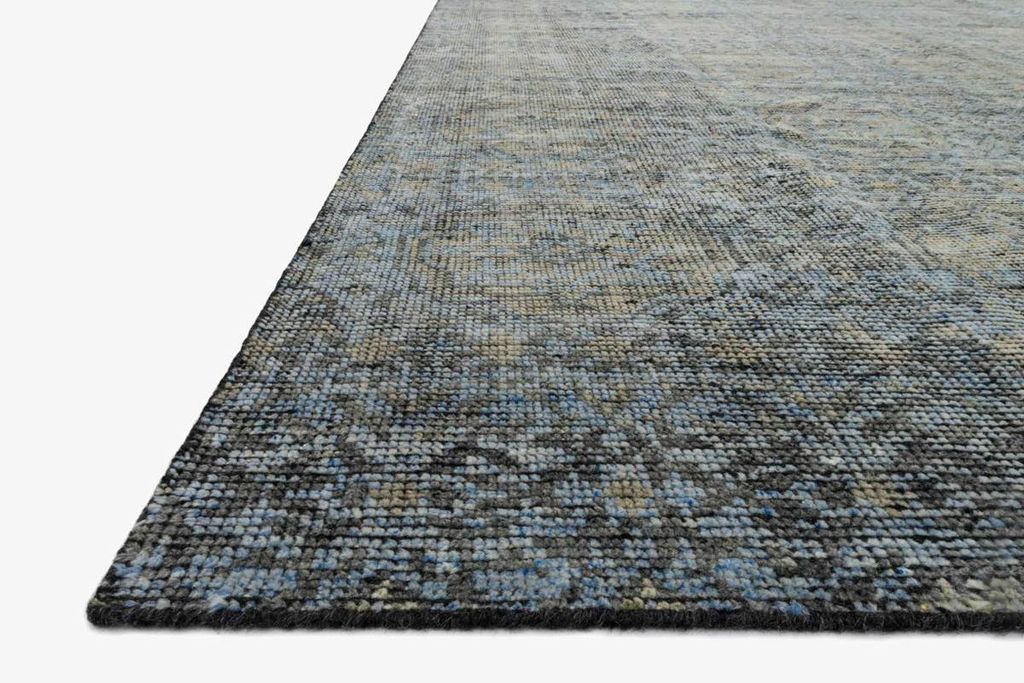 Amm-05 9' X 12' Rug,  Blue / Gold