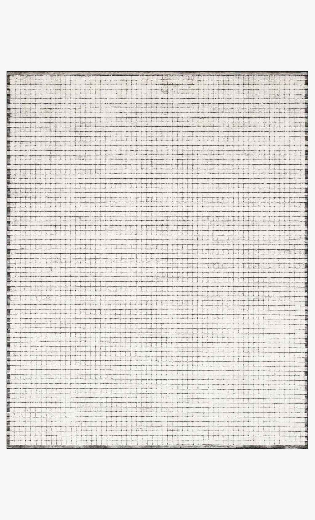 Bev-01 9' 6" X 13' 6" Rug,  Ivory / Black