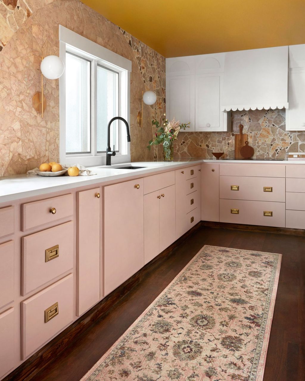 Gia-03 2' 7" X 10' Rug,  Blush / Multi