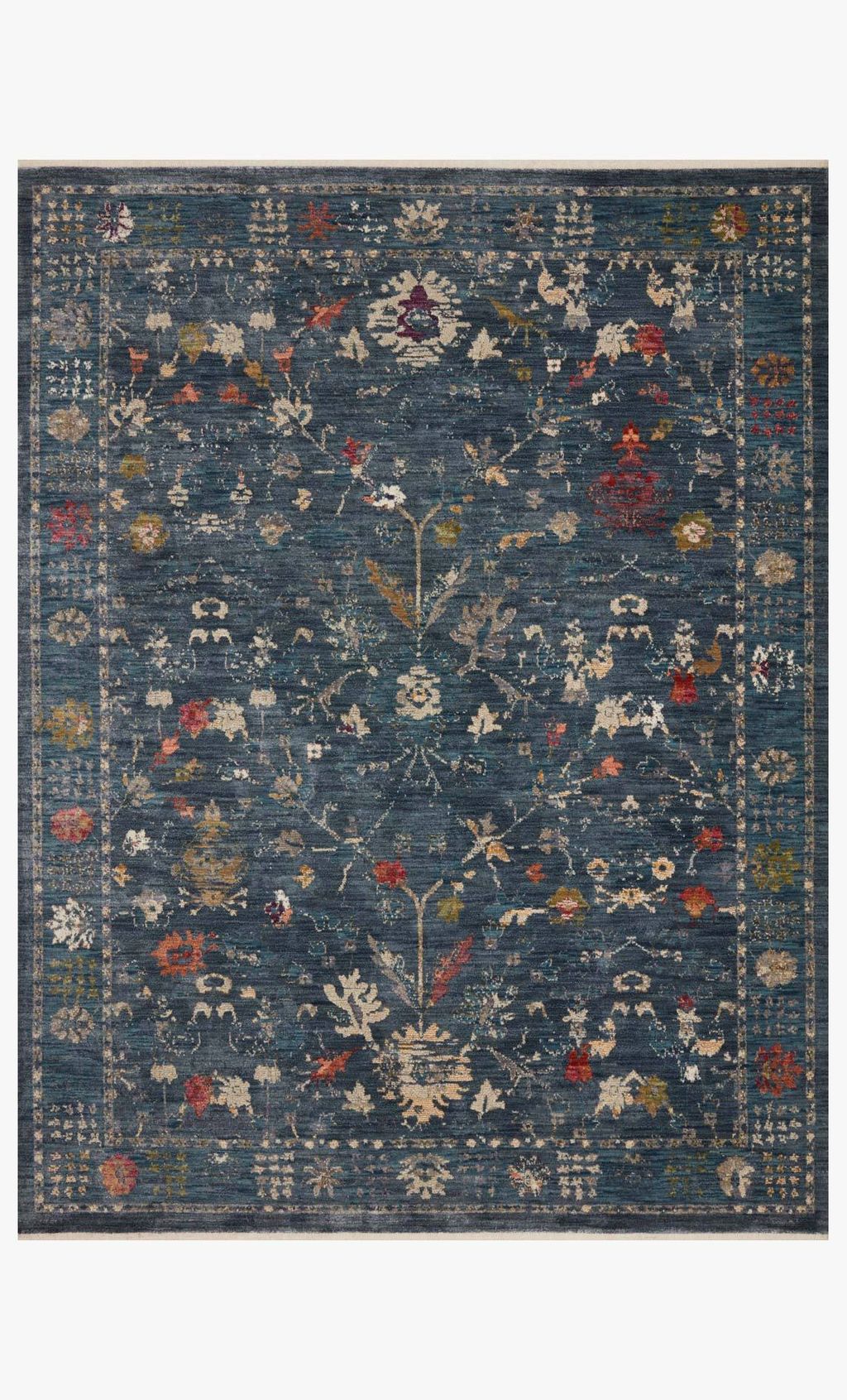 Gia-06 10' X 14' Rug,  Denim / Multi