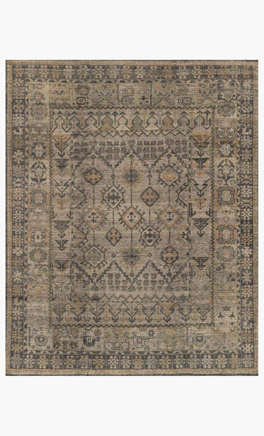 Preview image for Hq-06 18" X 18" Sample Rug,  Bone / Charcoal