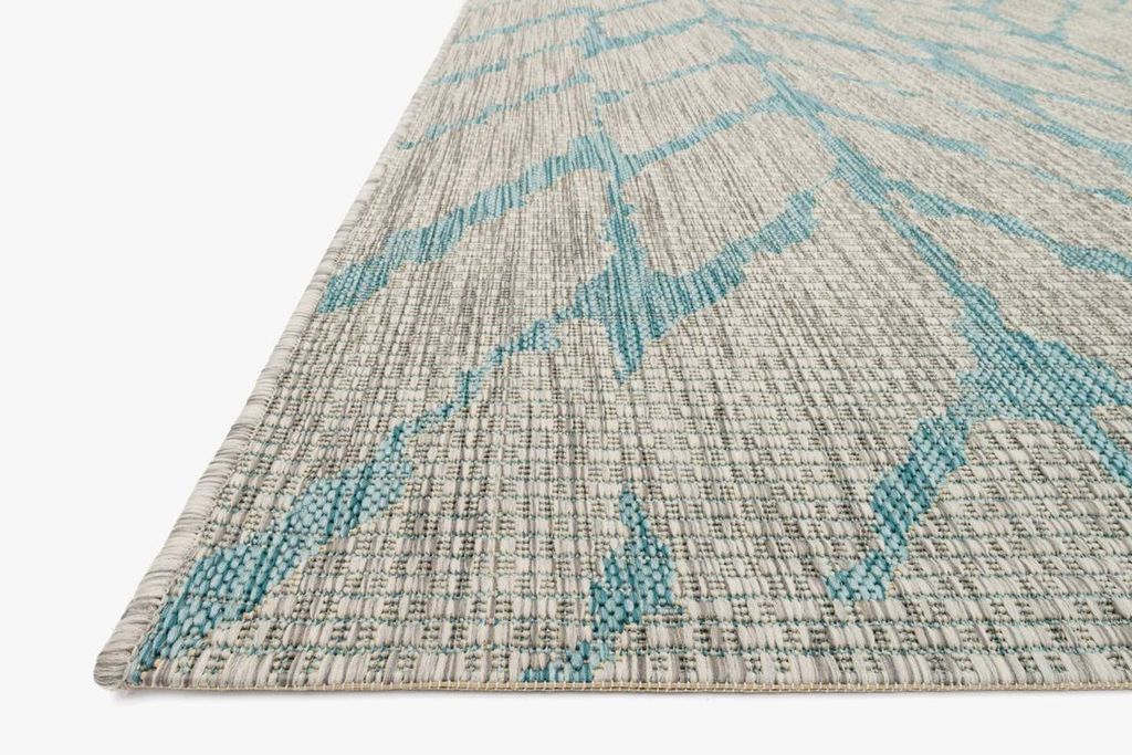 Ie-02 7' 10" X 10' 9" Rug,  Mist / Aqua