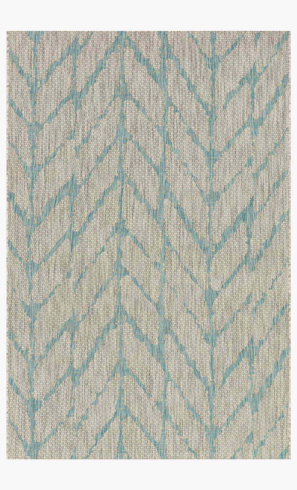 Ie-02 7' 10" X 10' 9" Rug,  Mist / Aqua