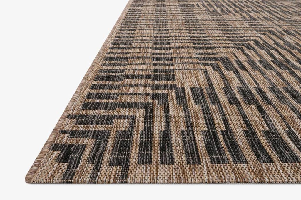 Ie-09 5' 3" X 7' 7" Rug,  Brown / Black