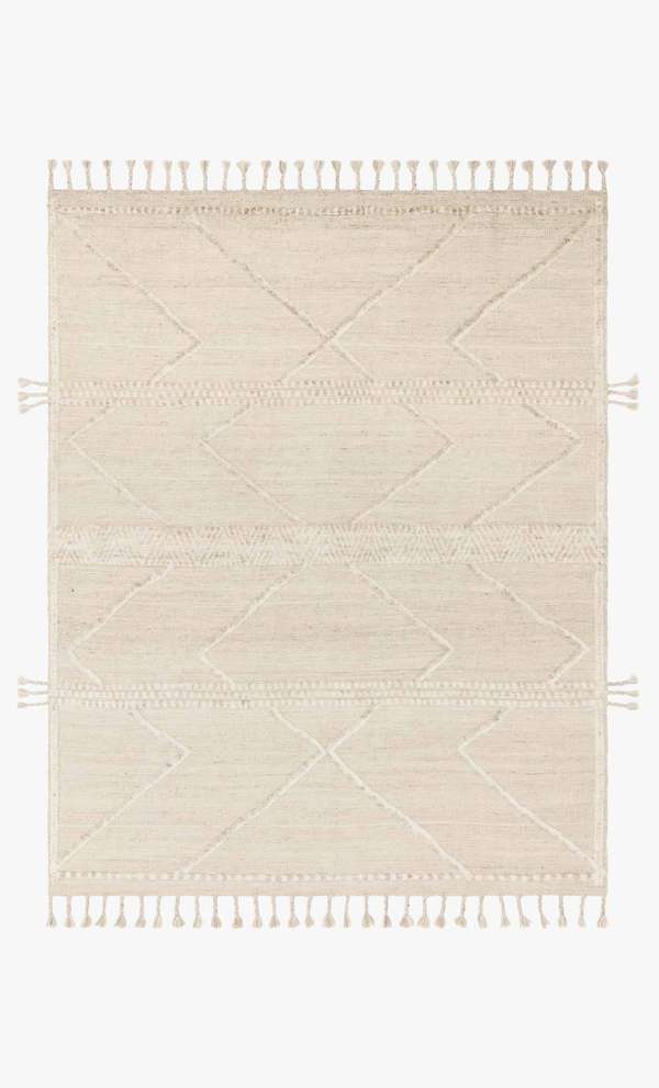 Ima-05 5' 6" X 8' 6" Rug,  Beige / Ivory