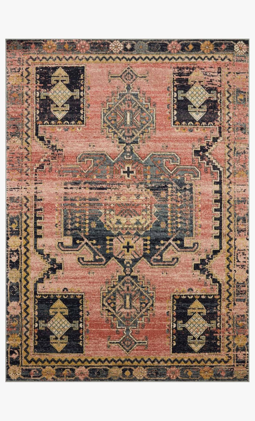 Joc-06 18" X 18" Sample Rug,  Rose / Rose