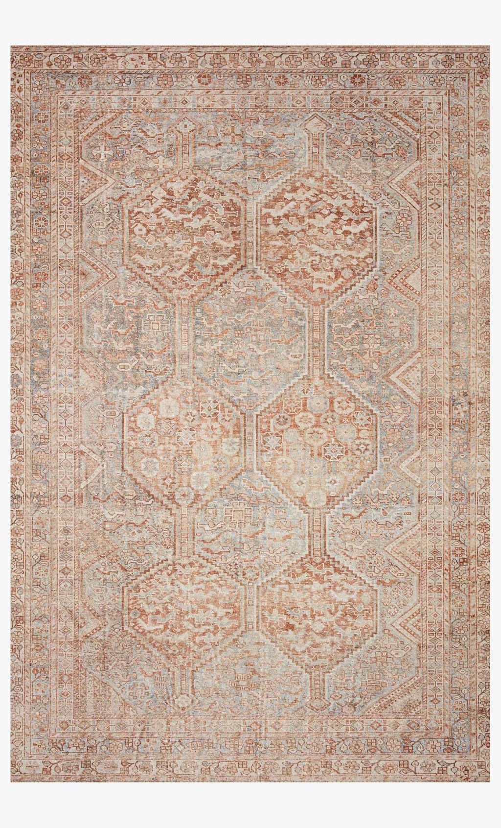 Preview image for Jul-04 Cj Rug Tangerine / Mist 7'6" X 9'6"