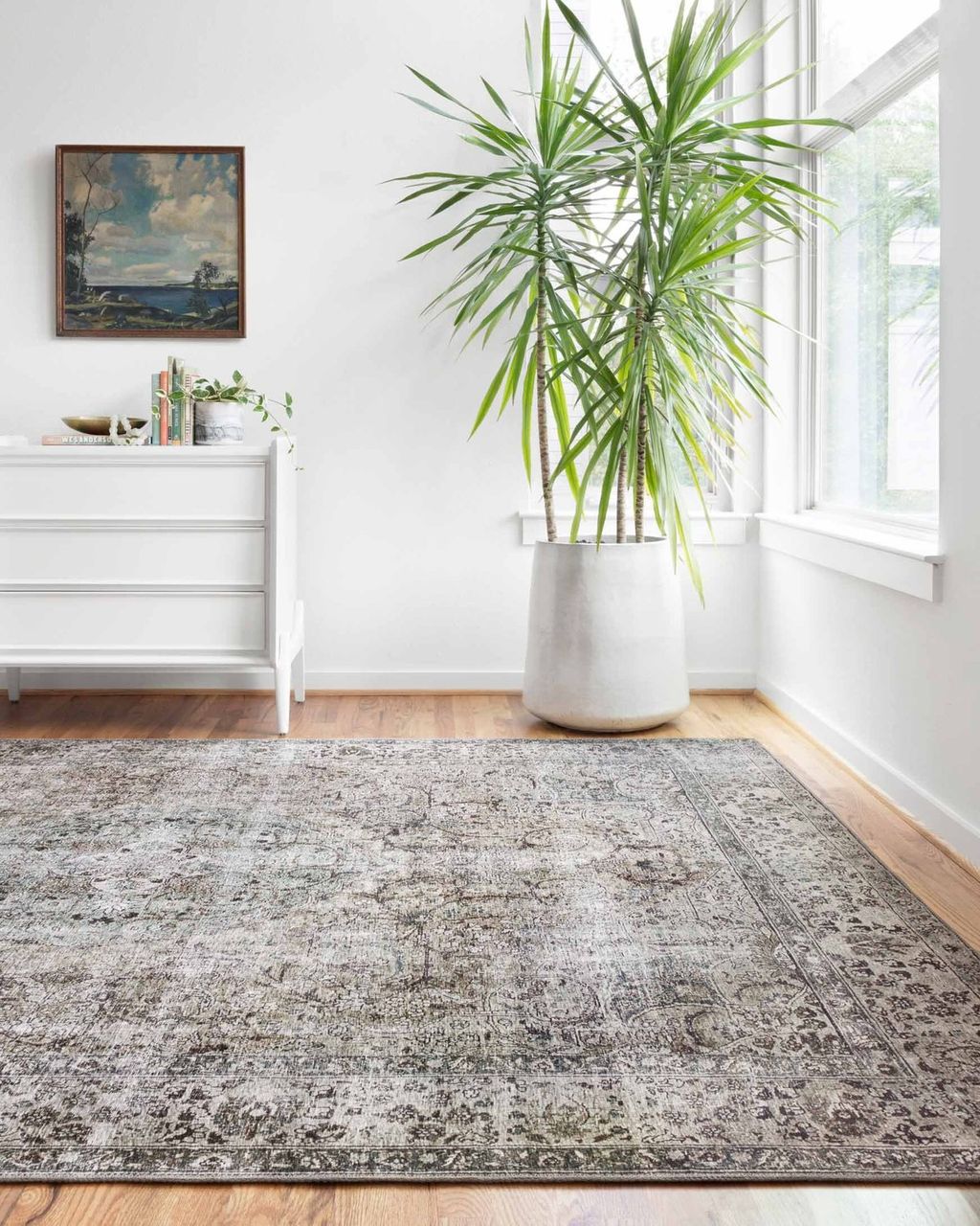 2' 3" X 3' 9" Rug,  Taupe / Stone