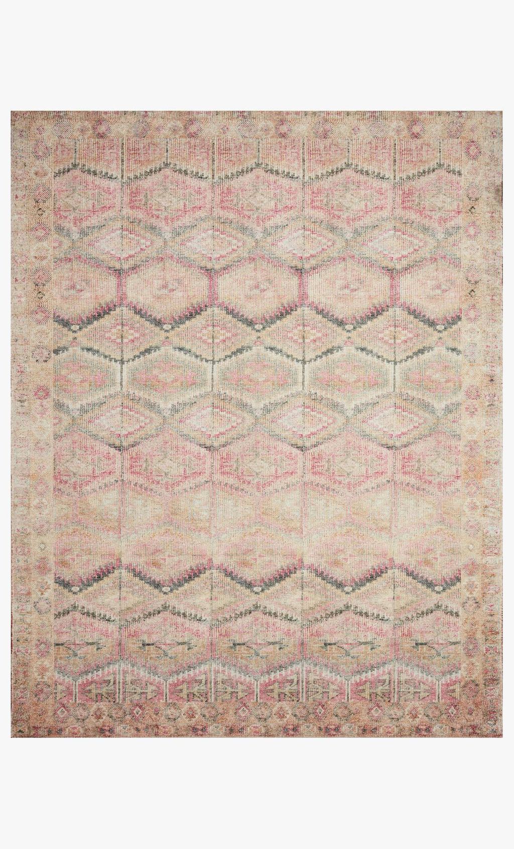 Lay-17 9' X 12' Rug,  Pink / Lagoon