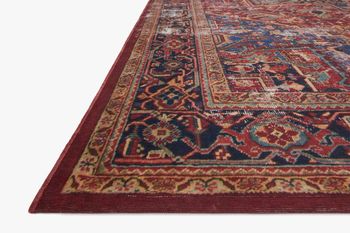 Lf-09 Mh 10' X 13' Rug,  Red / Blue
