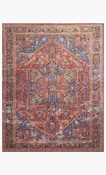 Lf-09 Mh 10' X 13' Rug,  Red / Blue
