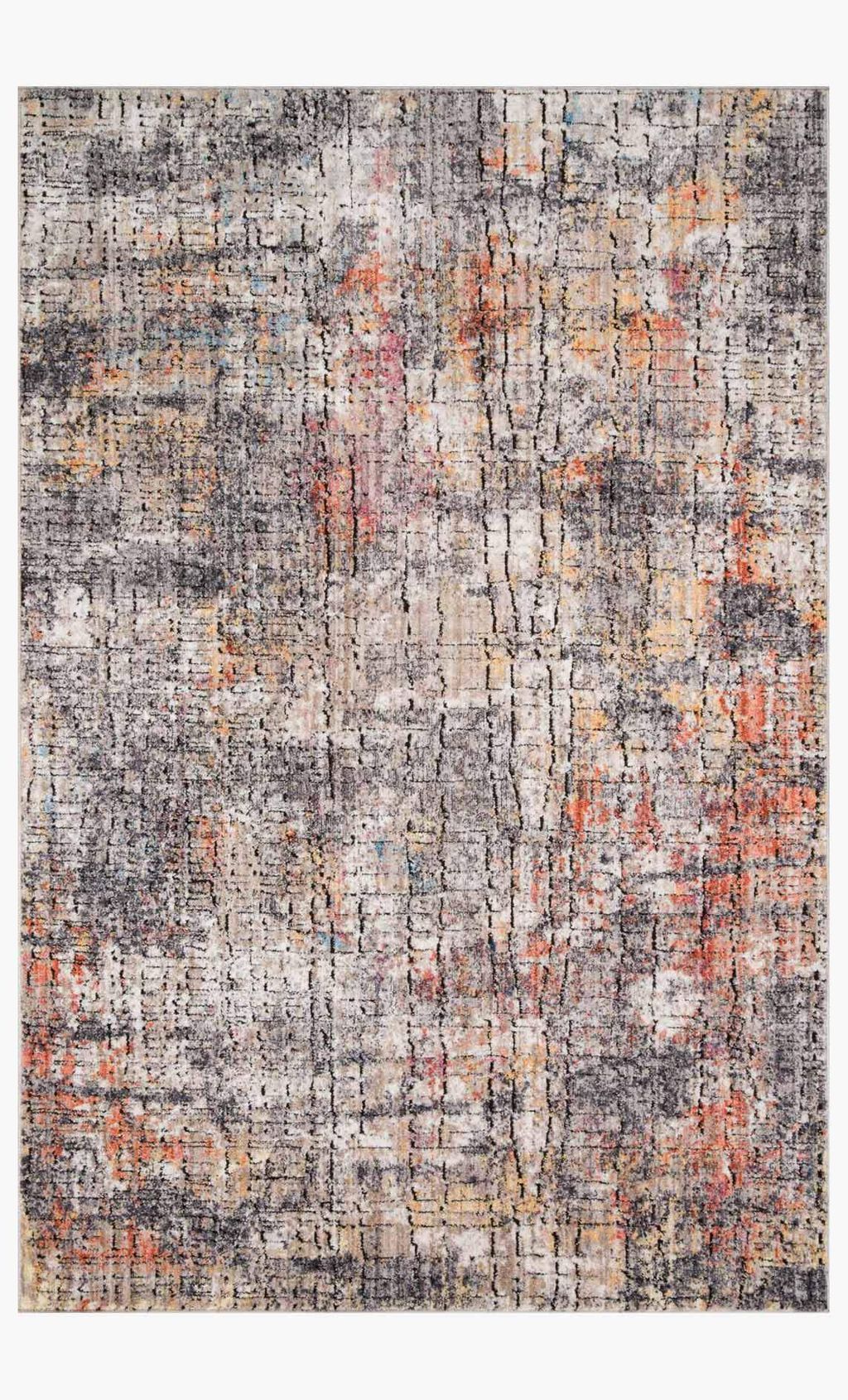 Preview image for Colorful 12' X 15' Rug, Graphite / Sunset