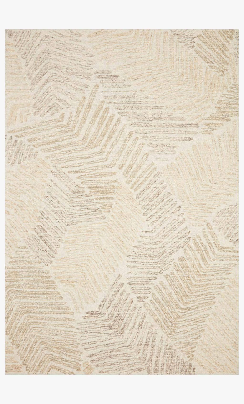 Wool Area Rug Olive & Natural 8' 6" X 12'