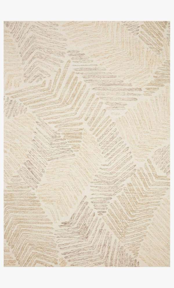 Wool Area Rug Olive & Natural 8' 6" X 12'