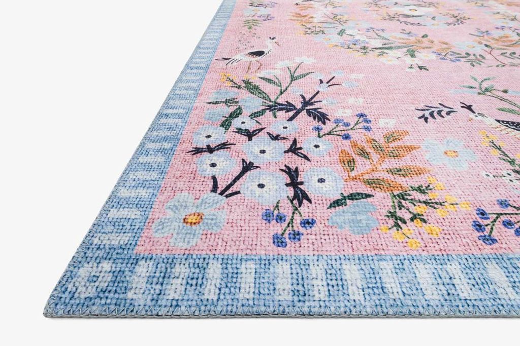 Pal-03 Rp 5' X 7' 6" Rug,  Rose / Sky