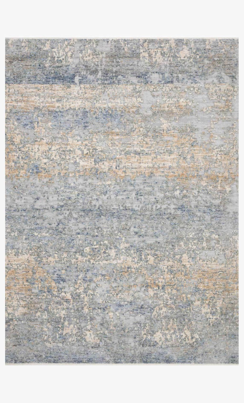 Pan-05 7' 10" X 10' Rug,  Blue / Gold