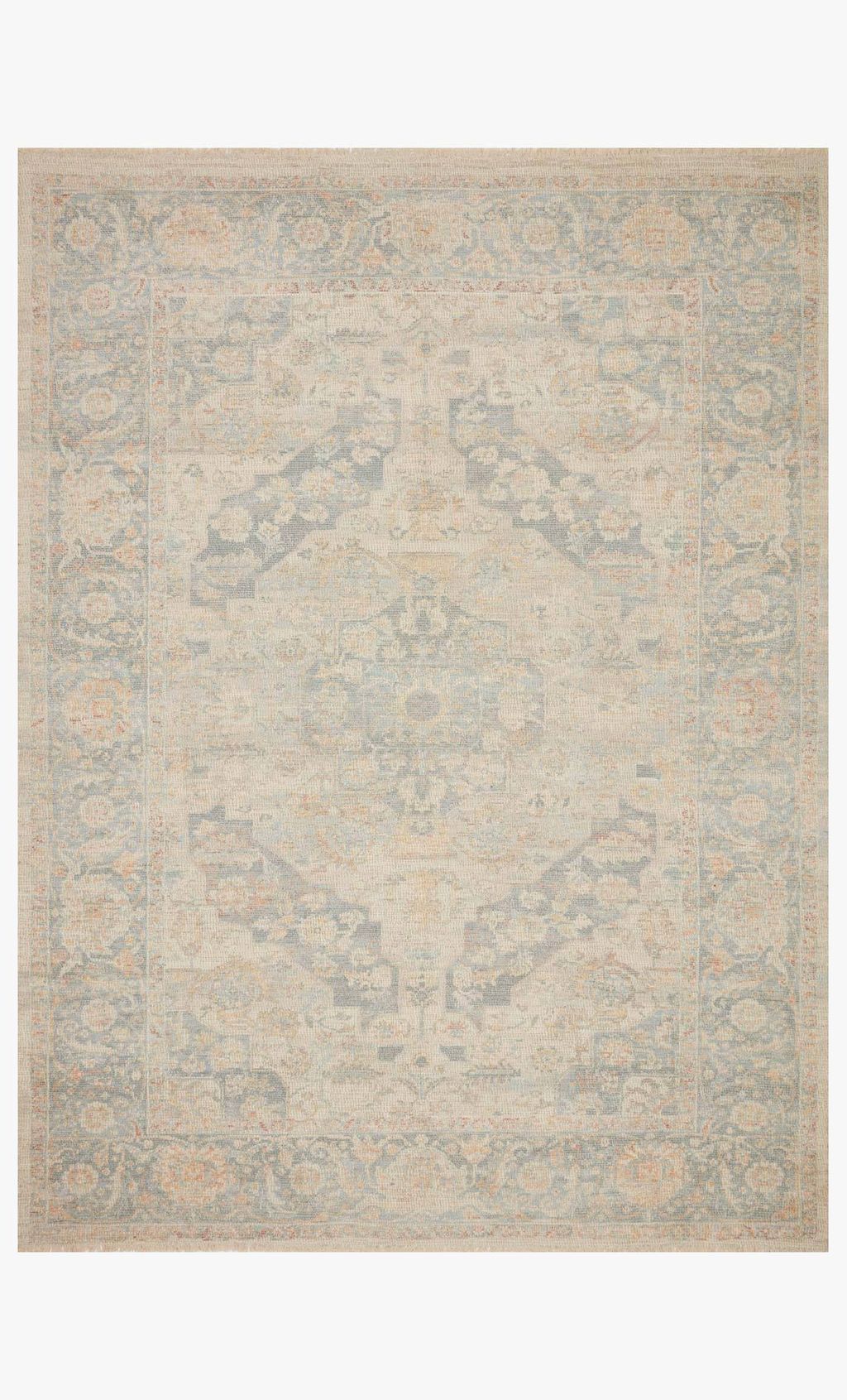 Preview image for Pry-08 7' 9" X 9' 9" Rug, Bone / Bluestone