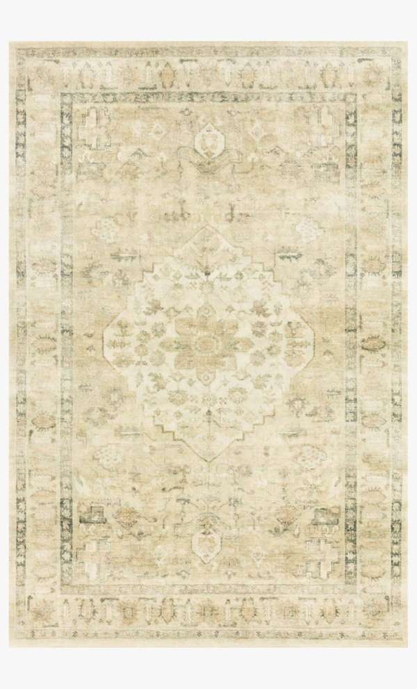 Ros-05 3' 3" X 5' 3" Rug,  Sand / Ivory