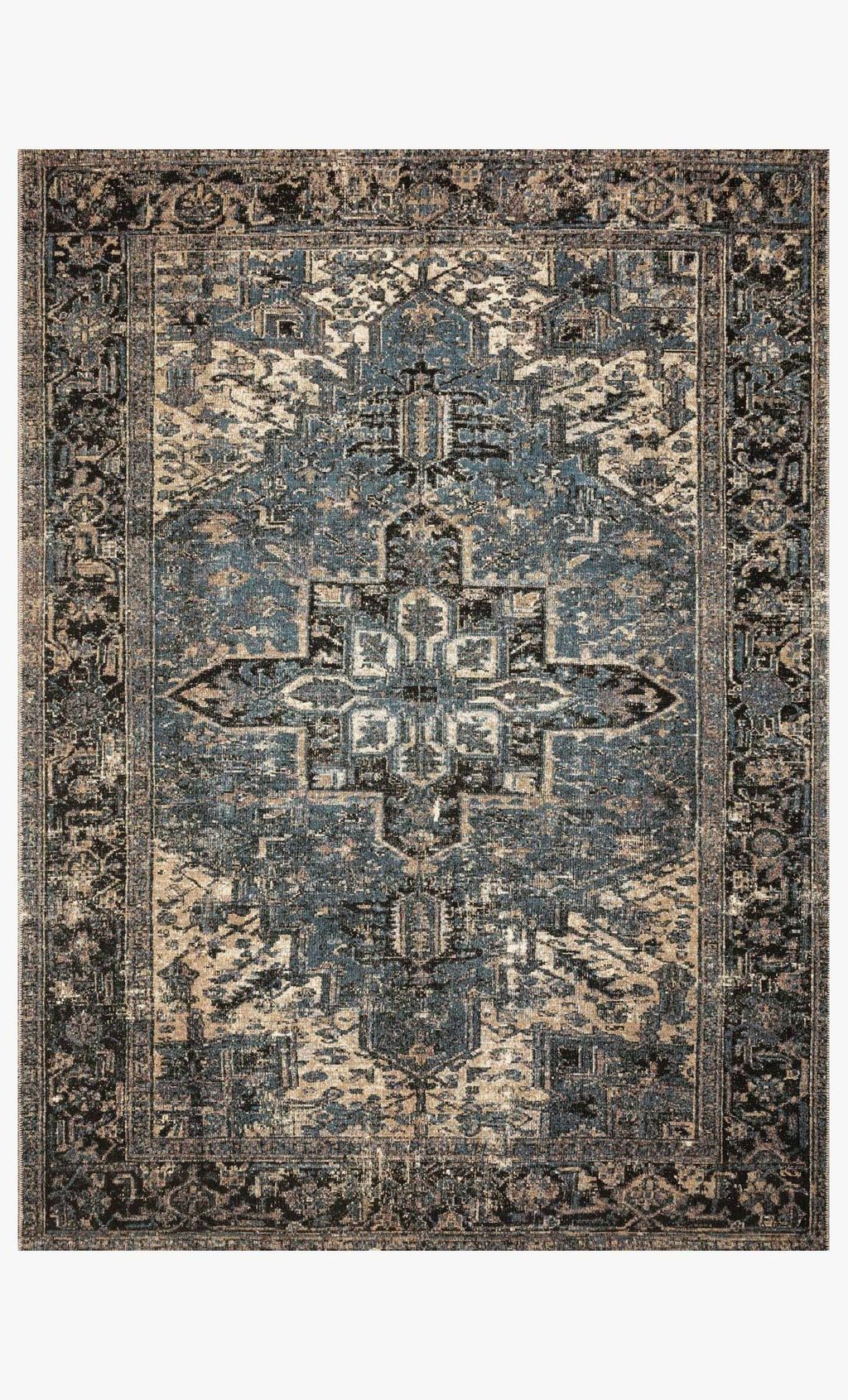 Seb-02 10' 6" X 13' 9" Rug,  Ocean / Midnight