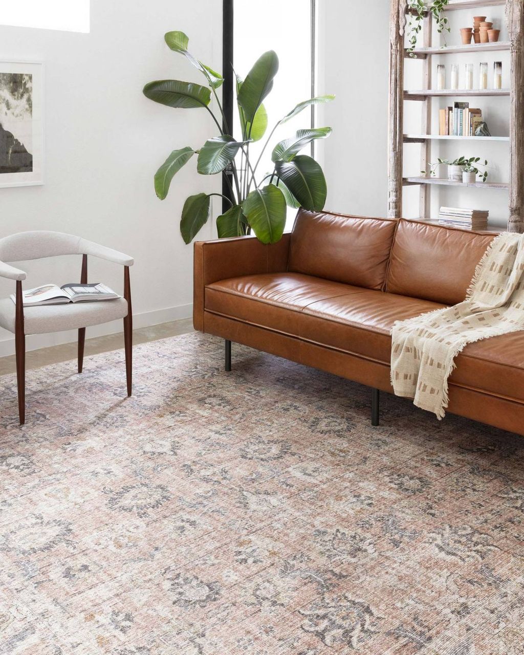 Sky-01 9' X 12' Rug,  Blush / Grey