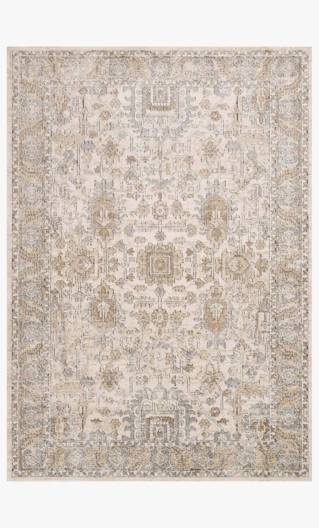 Preview image for Contemporary Neutral Ivory / Sand Rug, 9'9"X13'6"