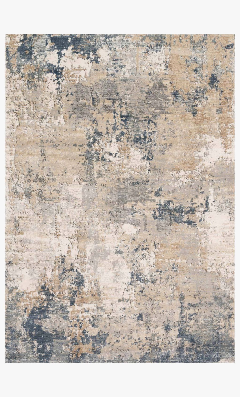 Preview image for Abstract Area Rug Sand & Mist 9' 9" X 13' 6"