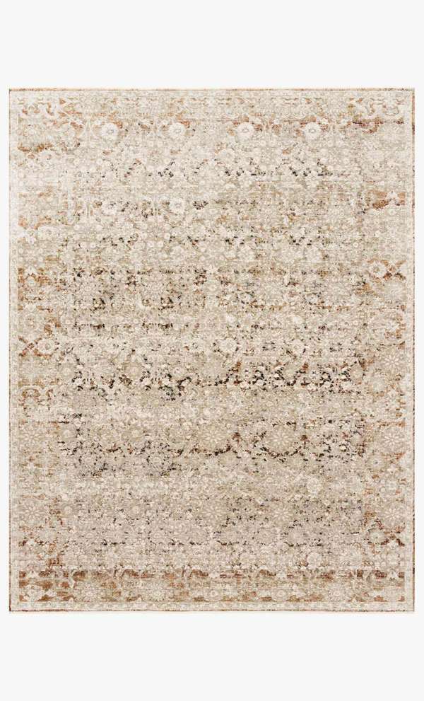The-07 7' 10" X 10' Rug,  Natural / Rust