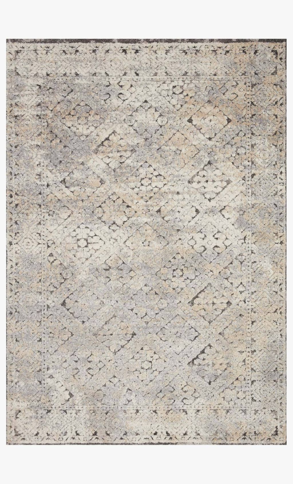 Thy-05 7' 10" X 10' 10" Rug,  Grey / Sand